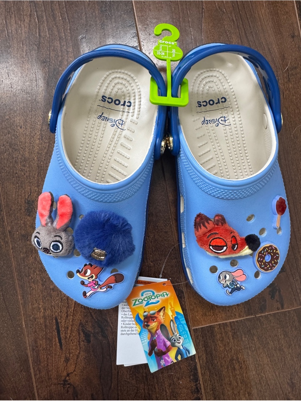 CROCS Light Blue Kids Zootopia 2 Clogs